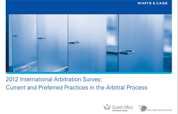 White Case SIA arbitration survey 2012