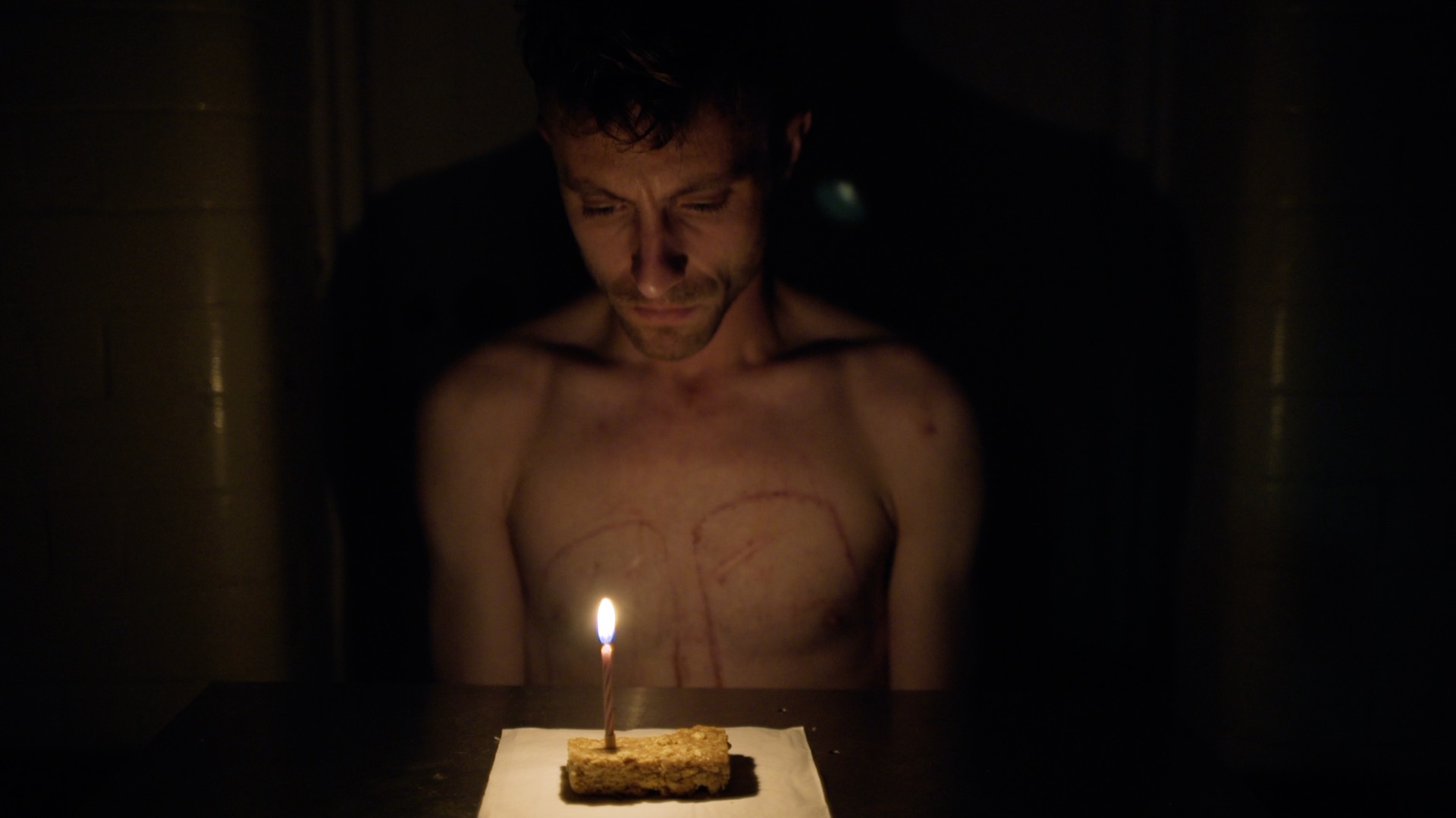 Martin OBrien with Birthday Cake