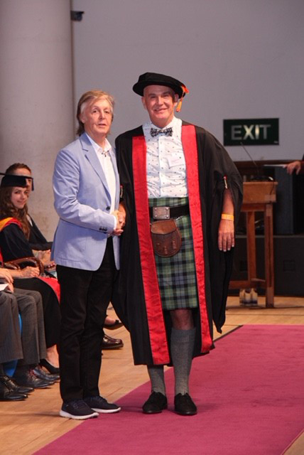 Paul McCartney and Ali Campbell at LIPA