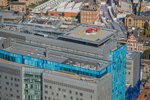 An aerial shot of The Royal London Hospital