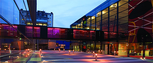 Blizard Building at night