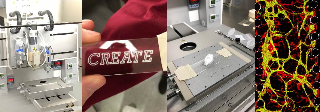 Various pieces of equipment in the CREATE Lab