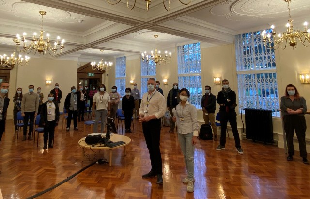 Queen Mary and Barts Health team at the Vaccines Trials Centre at Bethnal Green Library