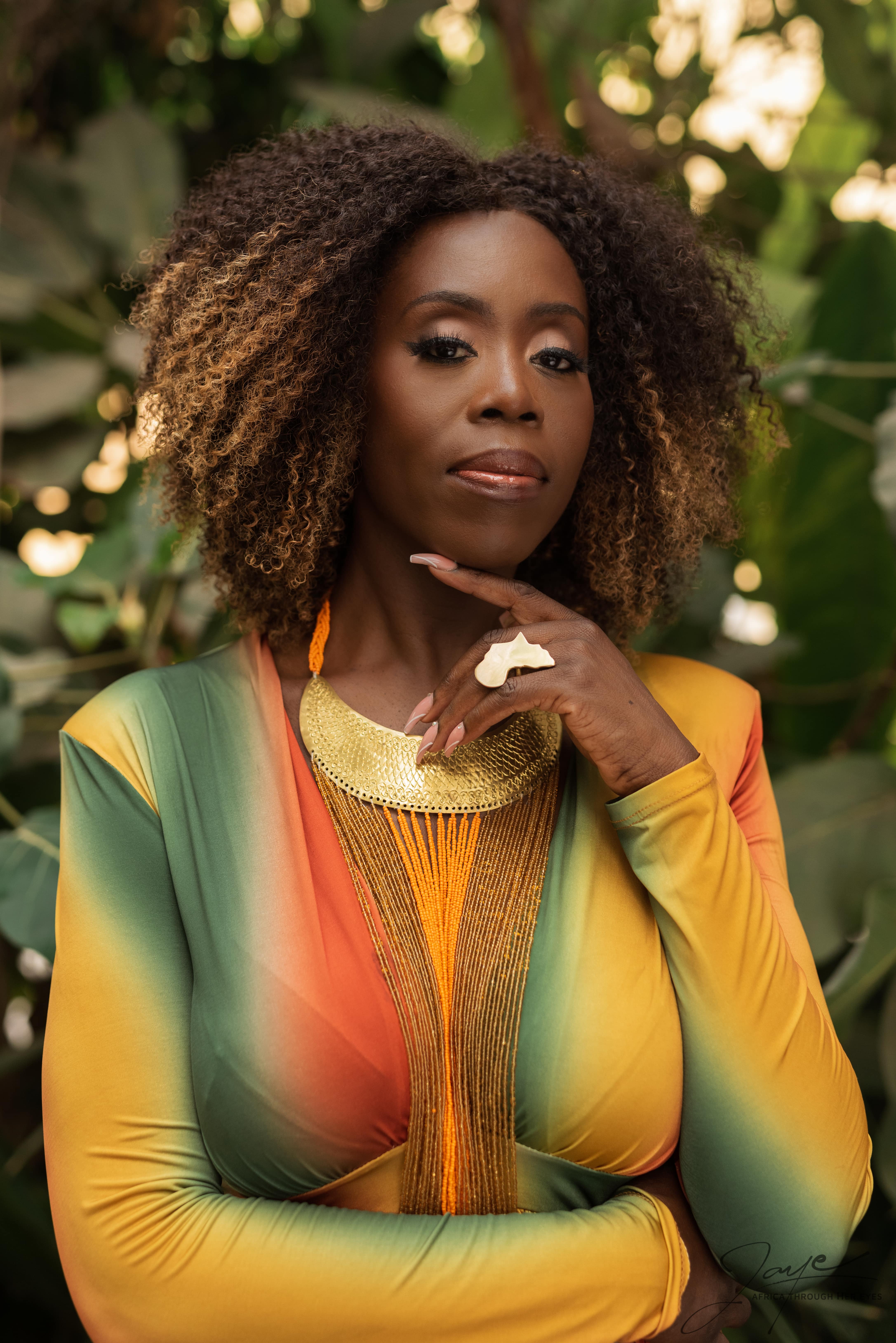 An image of Jaye Berkye, founder of the African Chica brand