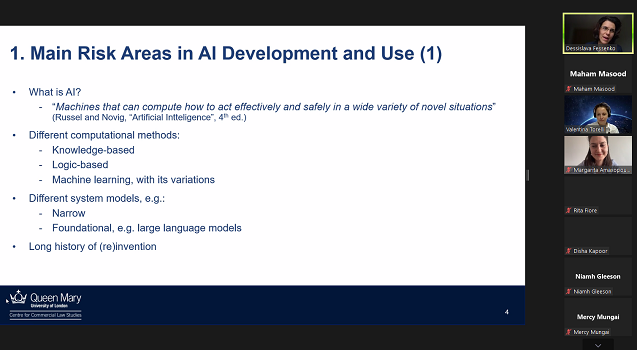 AI webinar screenshot