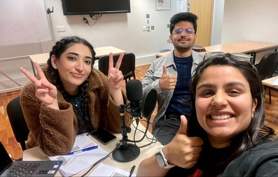 Farheen Rajwani and a group of speakers