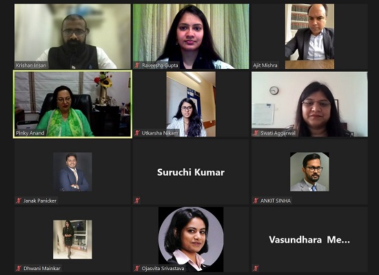 India Chapter International Womens Day zoom event