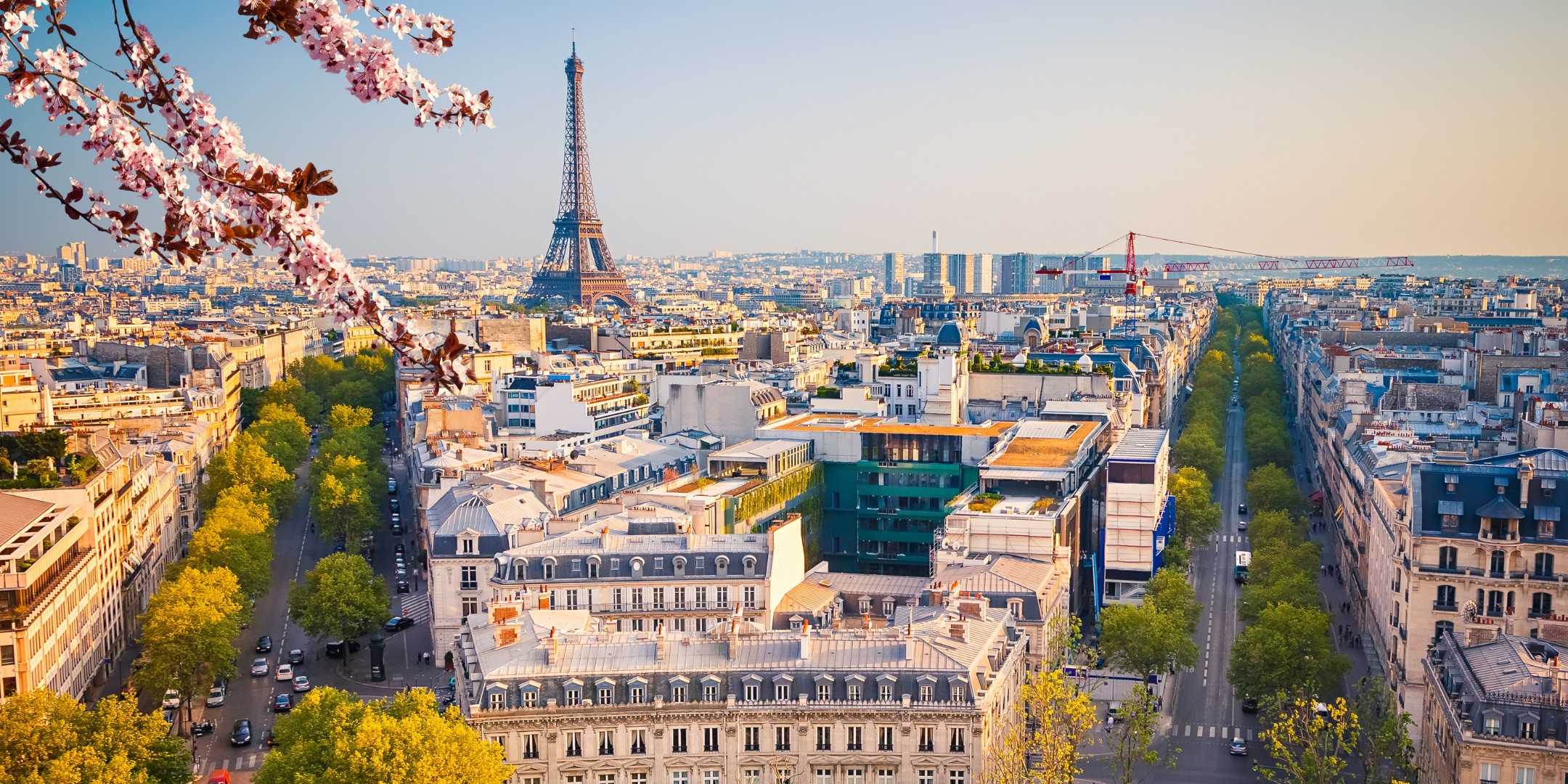 Bird's eye view of Paris