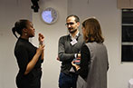 People having a discussion at the CCLS postgraduate mentoring launch