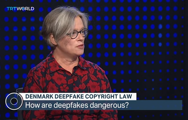 Professor Julia Hörnle speaking on the Roundtable show.