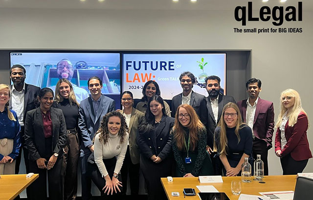 qLegal students from the Future of Law: Green Talks