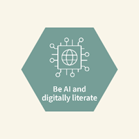 AI and digital literacy Icon