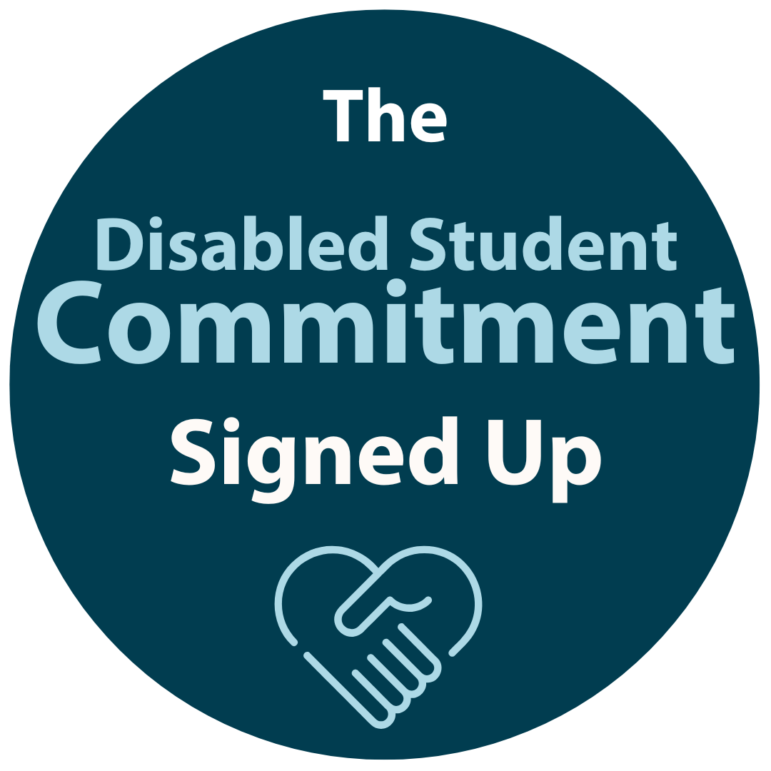 Disabled Student Commitment Signed Up Logo