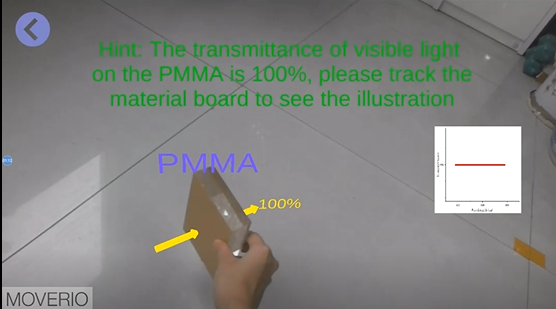AR application to understand light