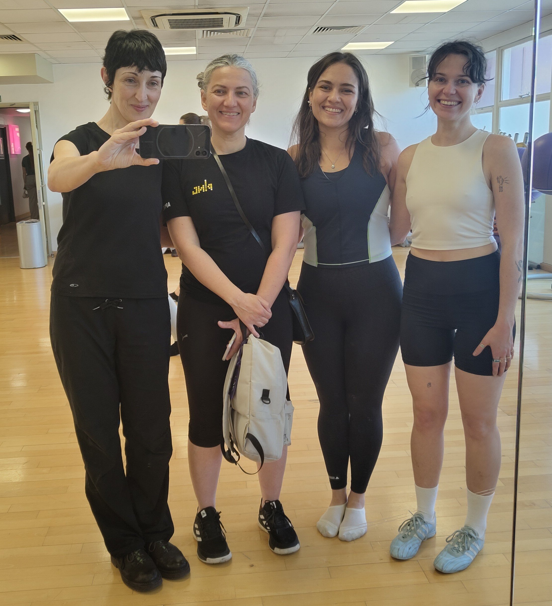 4 people from WHEN network facing camera