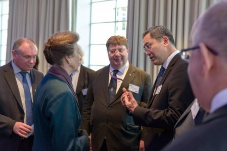 A Royal Handshake with Professor Yang Hao