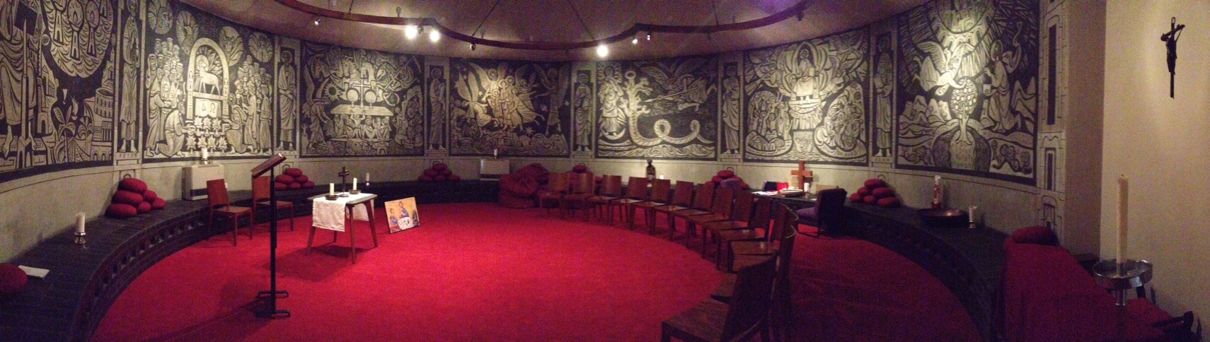 Pan View inside St Benet's