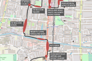 Home-city stories audio walk launch event