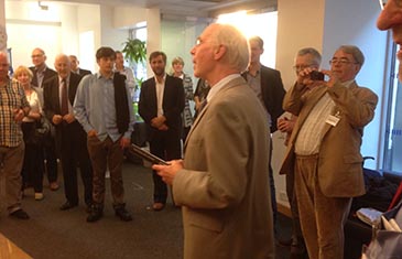 Professor Roger Cotterrell at the book launch reception 
