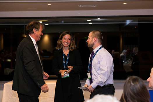 Dr Noam Gur accepting an award