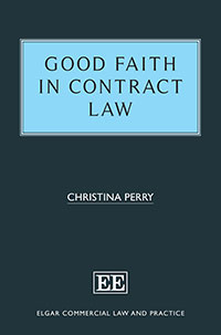 Good Faith in Contract Law by Christina Perry