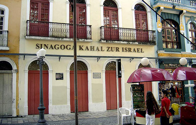 The oldest synagogue in the Americas, Kahal Zur Israel Synagogue, located in Recife, Brazil.
