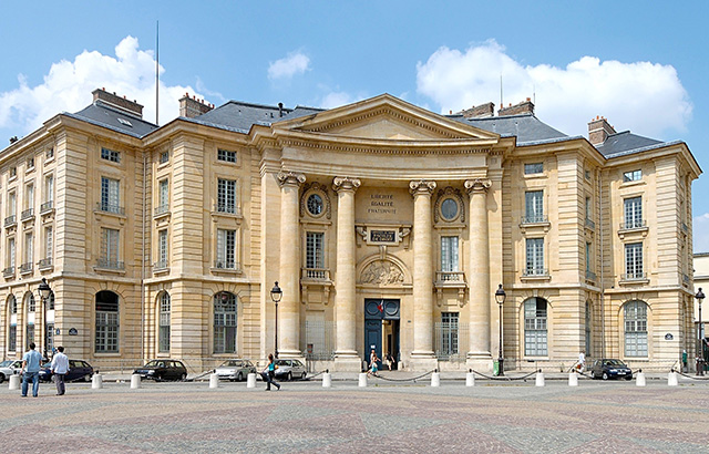 Paris 1 Panthéon-Sorbonne University budling in the Latin Quarter, Paris.