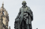 A statue of Adam Smith in Edinburgh.