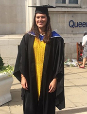 rebecca at graduation