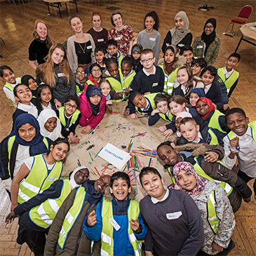 Students taking part in Minecrafting and the Law 