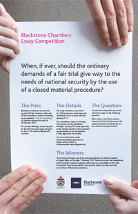 Blackstone Essay competiton