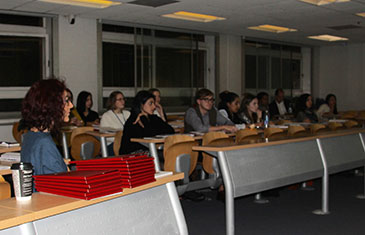 Queen Mary Immigration Law LLM students at the meet and greet