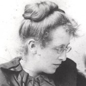 Photo of Constance Garnett in profile