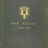 Front cover of World War 1 Roll of Honour