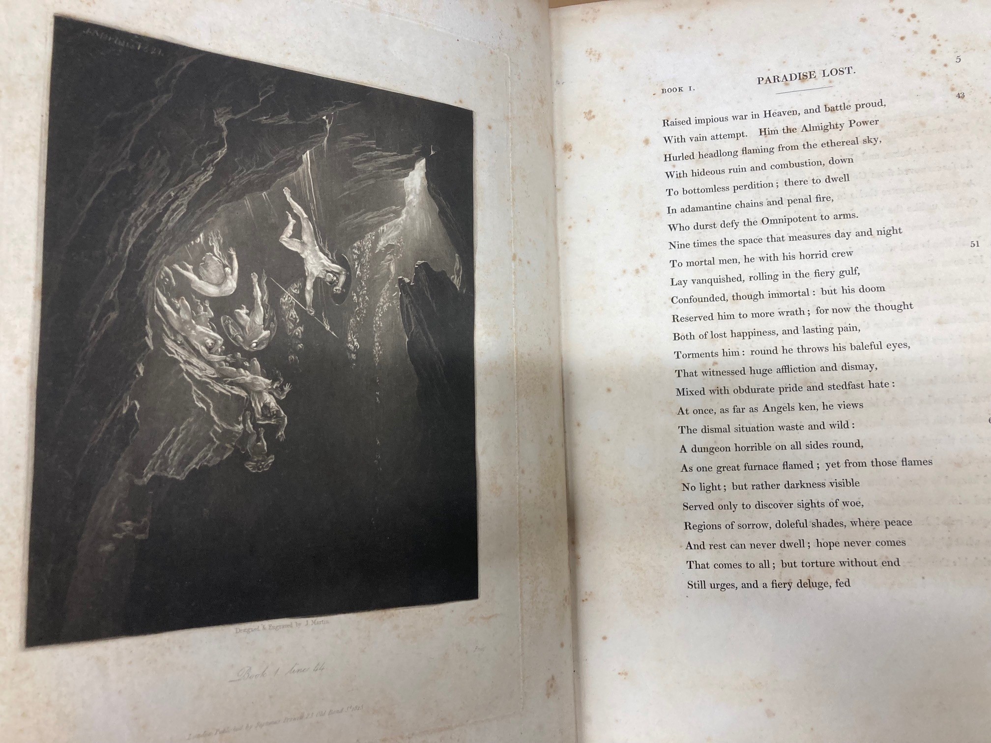 Illustration of Milton's Paradise Lost by William Blake