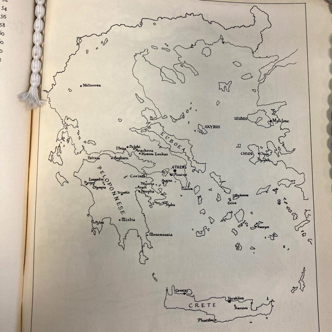 Map of ancient greece