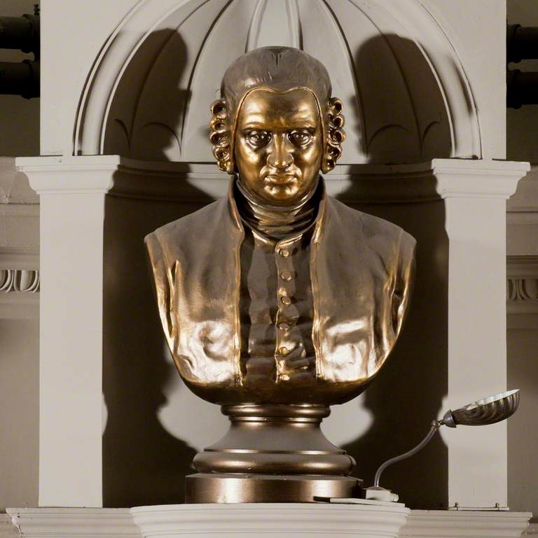 Bust of Johnson in the Octagon