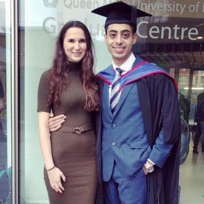 Queen Mary alumni Ella Haynes and Ahmed Tony