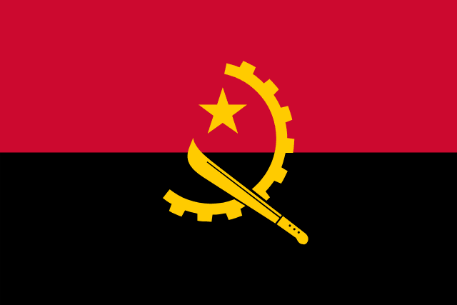 Flag for Angola