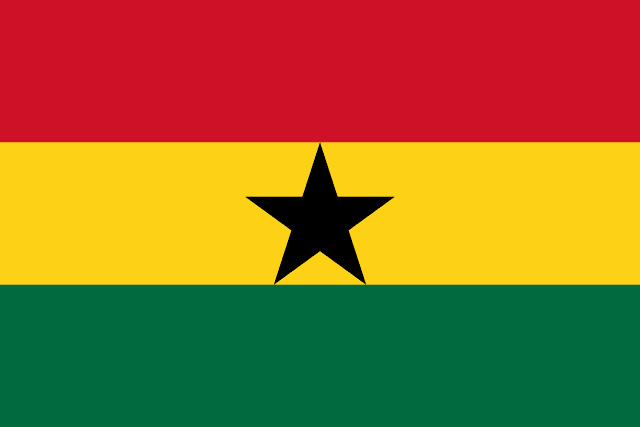 Flag for Ghana
