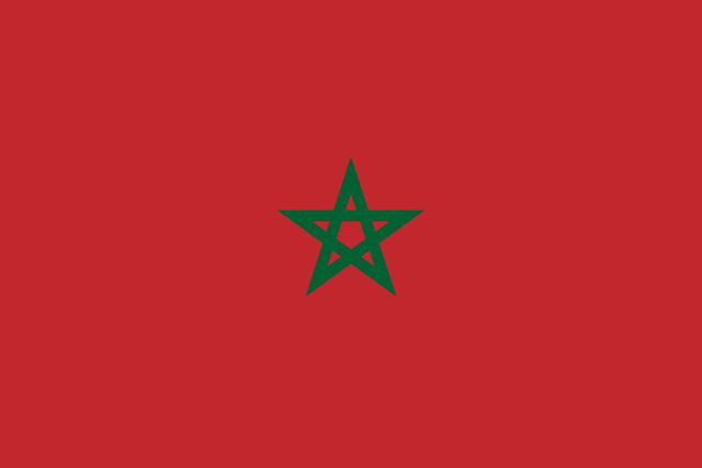 Flag for Morocco