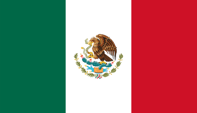 Flag for Mexico