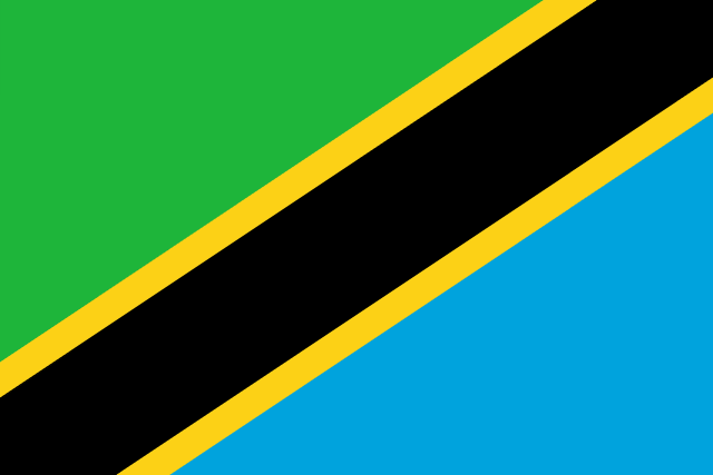 Flag for Tanzania