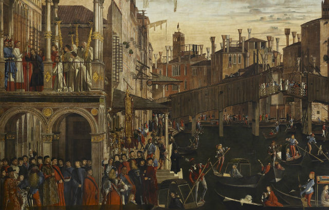 Picture depicting a medieval city. Credit: Oxford University Press