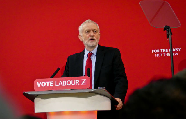 Picture of Jeremy Corbyn who is due to stand down as leader of the Labour Party