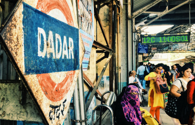 Mumbai train station