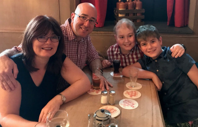 Ollie Gardiner and family