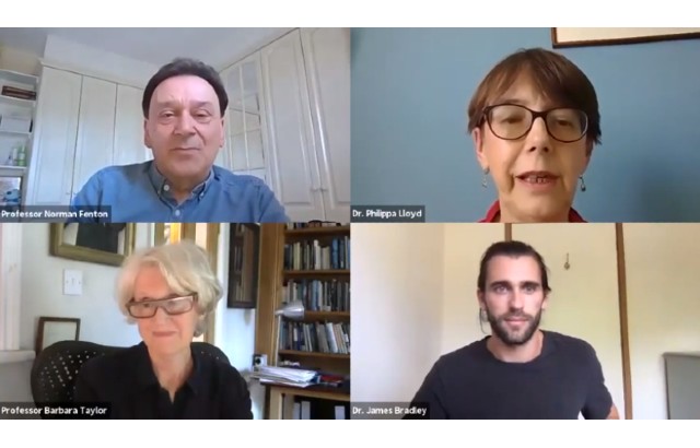 Queen Mary experts discuss Covid-19. Credit: Queen Mary