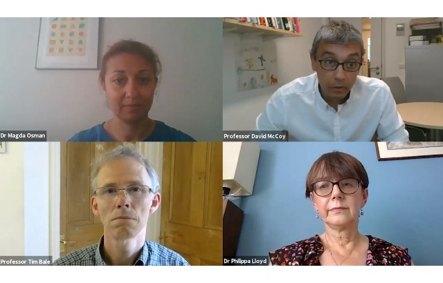 Queen Mary experts discuss the impact of Covid-19 in the second Digital Public Lecture Series event. Credit: Queen Mary