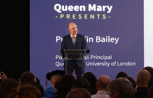 Prof Colin Bailey welcomes guests to the Night of Science and Engineering 2026 event